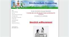 Desktop Screenshot of kirchenschule-germering.de