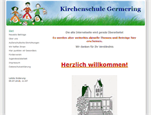 Tablet Screenshot of kirchenschule-germering.de